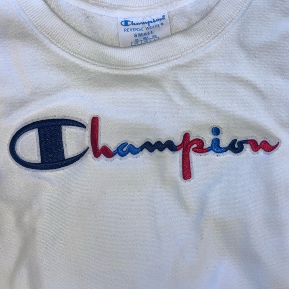 White Champion Crewneck - Picture 3 of 5